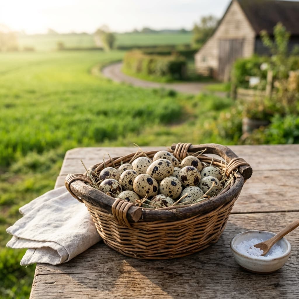 Fresh Organic Quail Eggs
